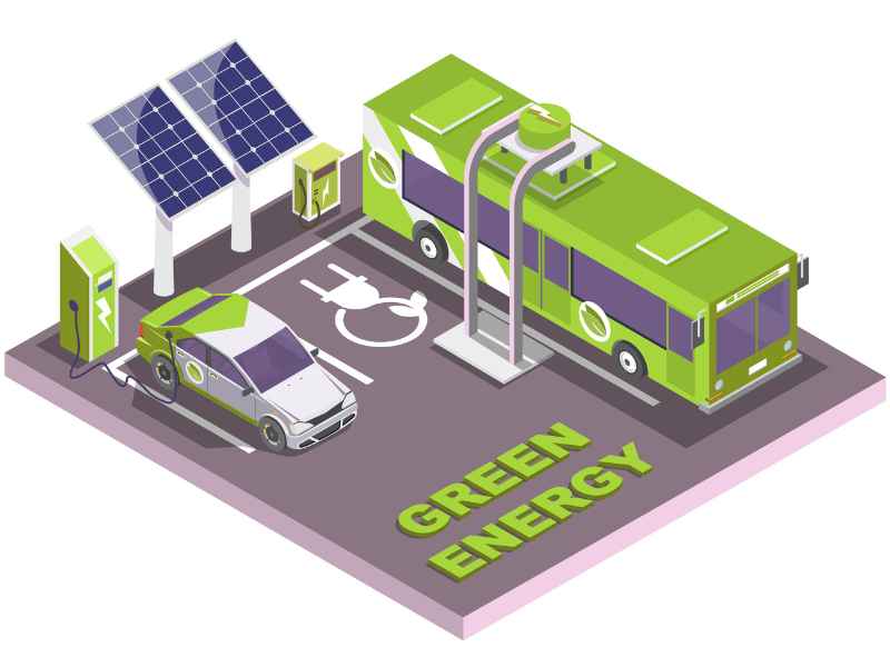 Green Energy - Using Solar Panels to Charge Electric Vehicles