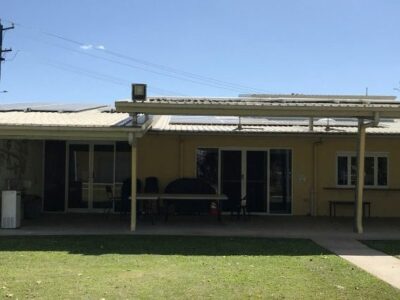 Marlin Coast Neighbourhood Centre with CORENA funded solar panels on roof