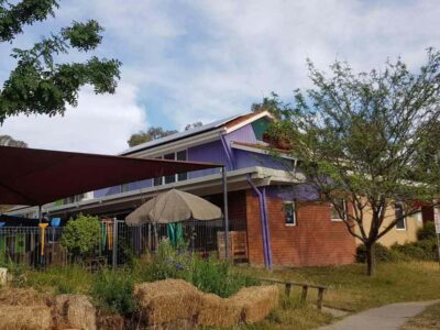 Woden Valley Child Care Centre with CORENA funded solar panels on roof