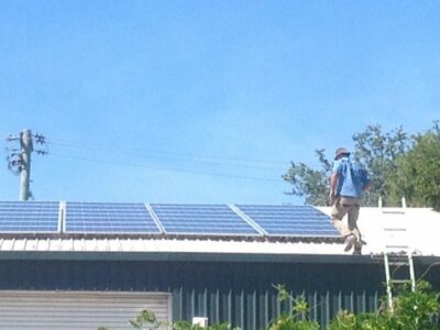 Solar panels funded by CORENA on roof of 1. Tulgeen Disability Services, NSW