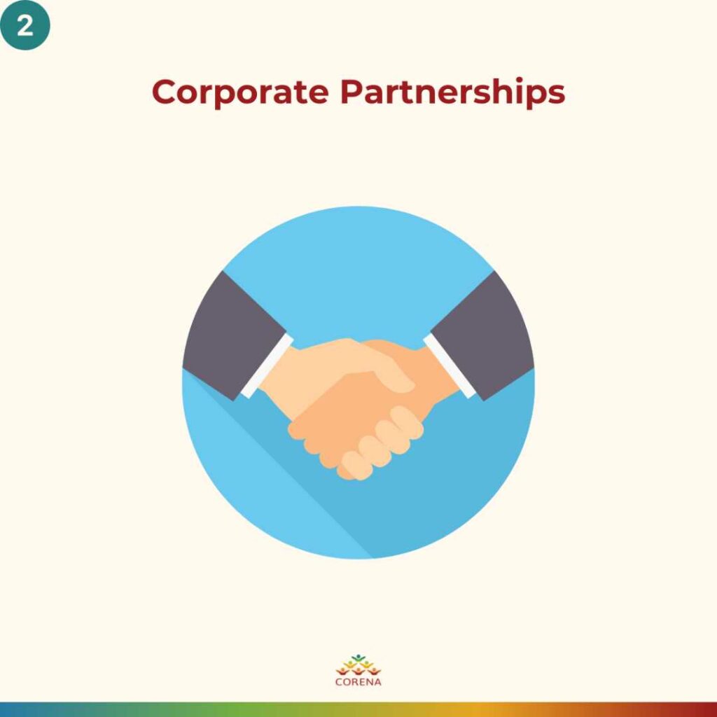 Corporate partnerships