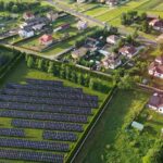 Community energy project in Australia powered by solar panels