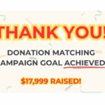 Donation matching campaign thankyou